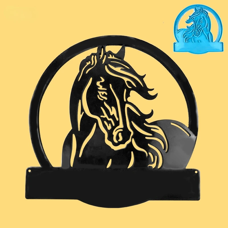 

Стабильный логотип, капля, клей, форма «сделай сам», лошадиная ферма, логотип, голова лошади, номер дома, подвеска, декоративное зеркало, сили...