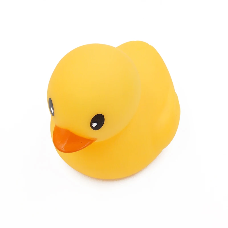 1pc 11cm Baby Water Bathing Baby Bath Toys Rubber Big Yellow Ducks Children Summer Swimming Pools Bath Toys for Toddlers