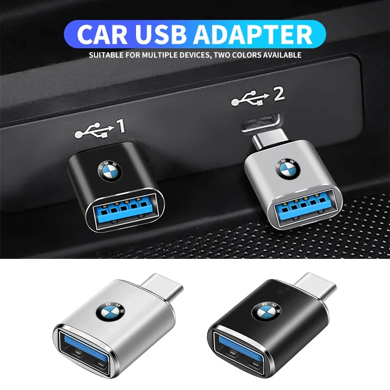 Автомобильный интерфейс Type-C к USB 3.0 мини-конвертер зарядный адаптер для BMW X3 X5 M5 M3