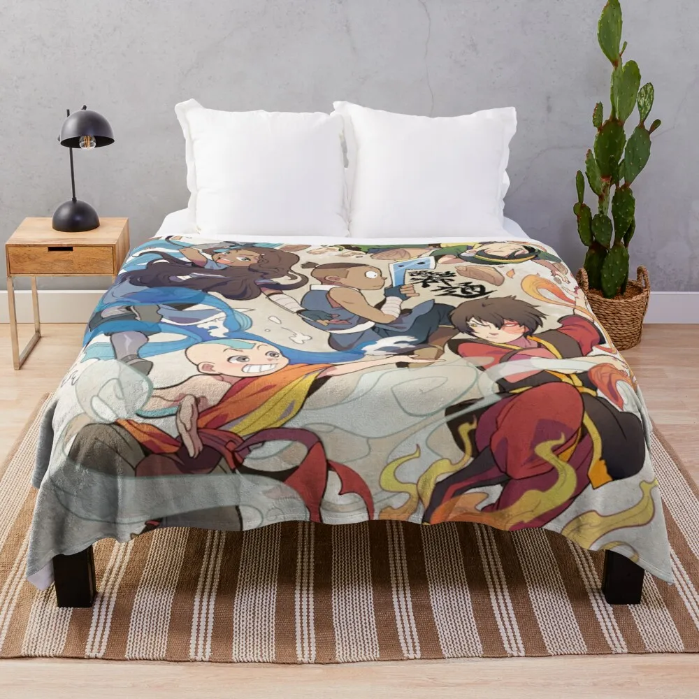 

Avatar The Last Airbender Throw Blanket Double Blanket
