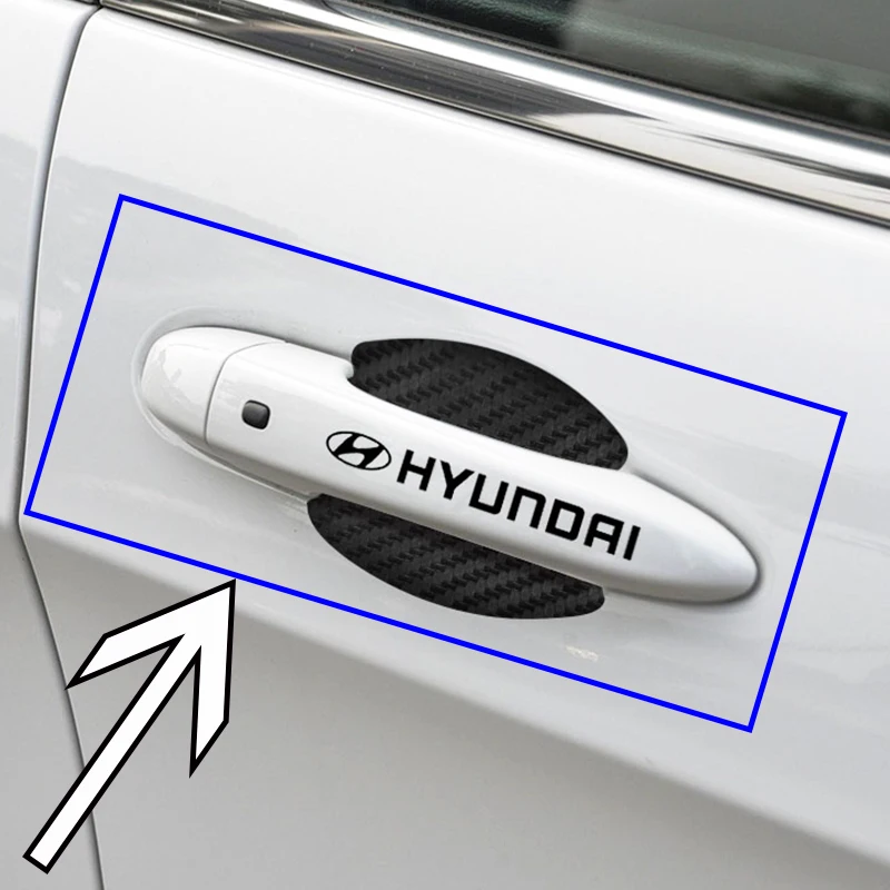

8pcs Car Logo Sticker Auto Door Decal for Hyundais H-1 I10 I20 I30 IX35 IX25 Sonata 5 7 Terracan Tucson GETZ ELANTRA Accessories