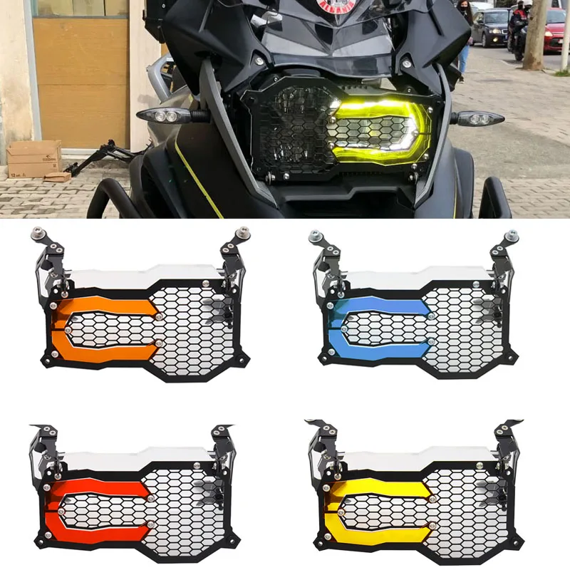 

For BMW R1250GS R 1250 GS GSA R1200GS LC Adventure 2014-2021Motorcycle Headlight Guard Light Protector Grille Cover Protector