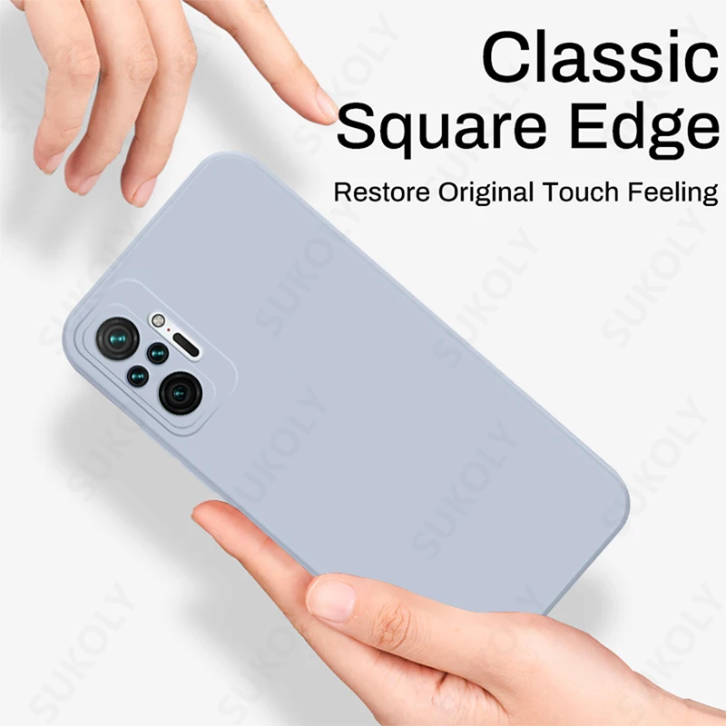 Liquid Silicone Case For Xiaomi 11T Mi 9T 11 Lite Poco X3 NFC M3 Soft Cover For Xiaomi Redmi Note 9s 9 8 10 11 Pro 7 10T 11s 11E