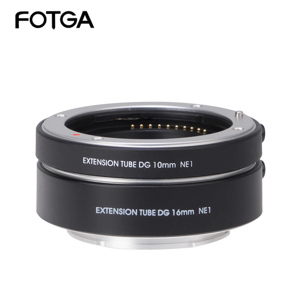 

FOTGA Adapter Electronic Auto focus AF Macro Extension Tube Lens Adapater 10mm&16mm F Sony NEX E Mount Photography Accessories