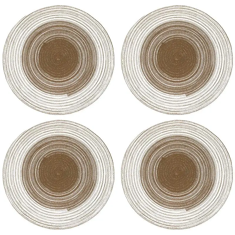 

4 шт., хлопковые коврики в западном стиле