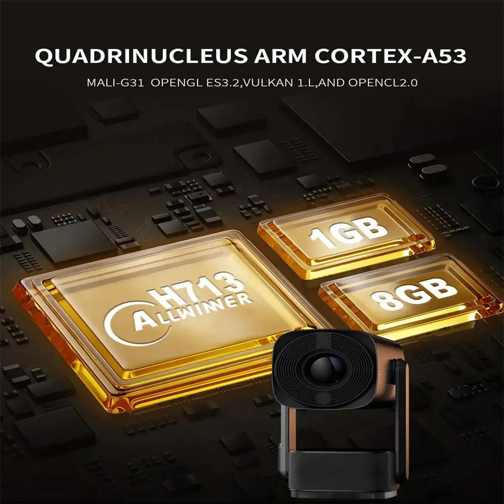 Проектор K2 Android 11.0 2.4/5G WiFi6 BT5.2 720P