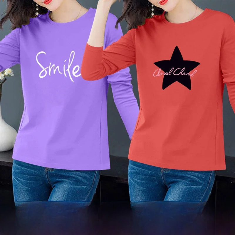 [00% Cotton] Long sleeves Shirt Women clothes 2024 New Autumn Loose Thin Fashion Western Sle Top 2 Pieces