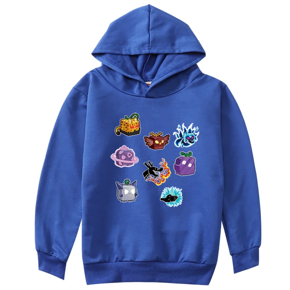Толстовка с капюшоном New Game Blox Fruits детская весенняя толстовка пальто длинными