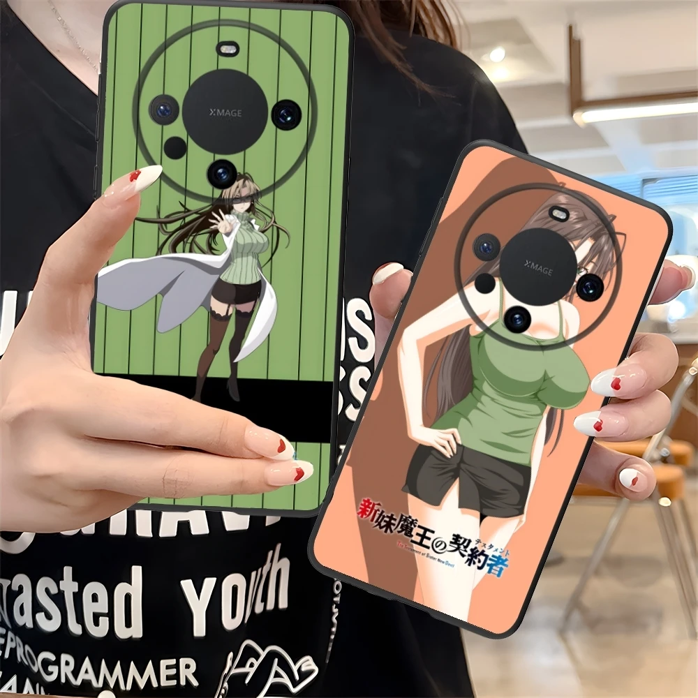 Чехол для мобильного телефона Shinmai Maou Chisato Huawei Mate 60 50 40 30 20 10 Pro Plus Lite E 5G черный