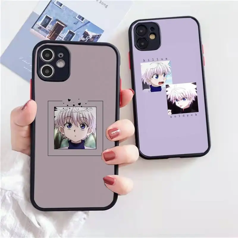 

Hunter X Hunter Killua Zoldyck Phone Case matte transparent For iphone 7 8 11 12 13 plus mini x xs xr pro max cover