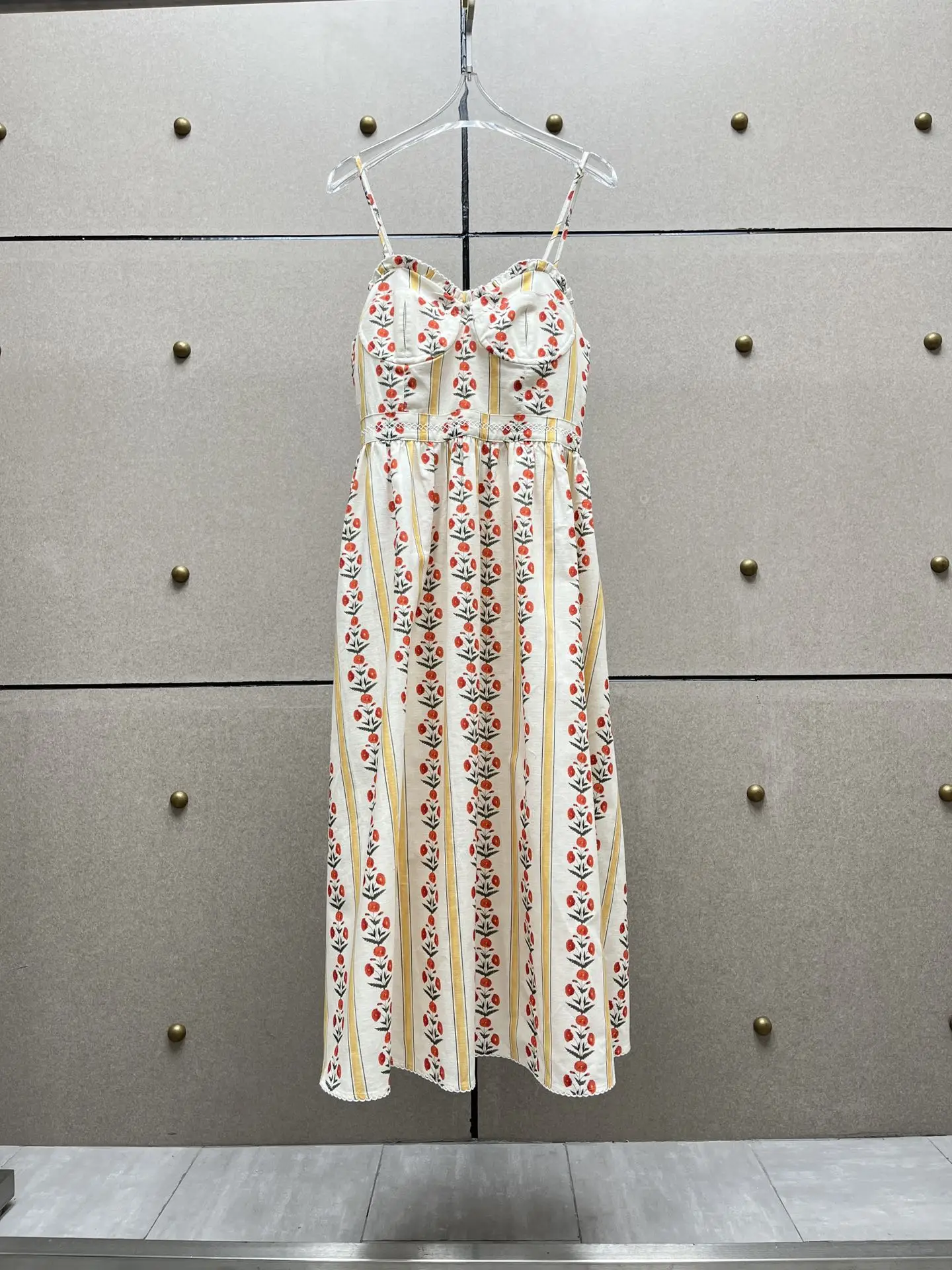 

2023 осень/зима модная новинка Женская одежда кружевное льняное платье 0905