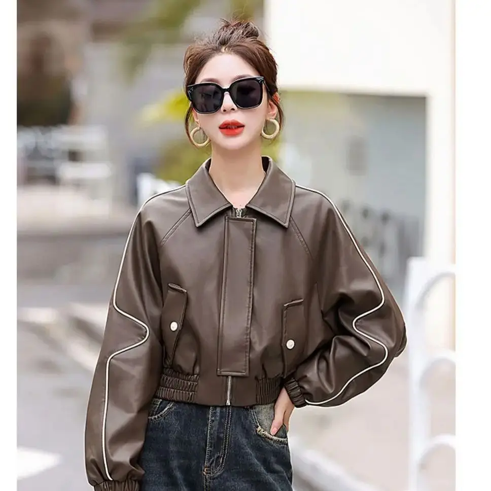 Рисунок 6 - Женская Короткая кожаная куртка