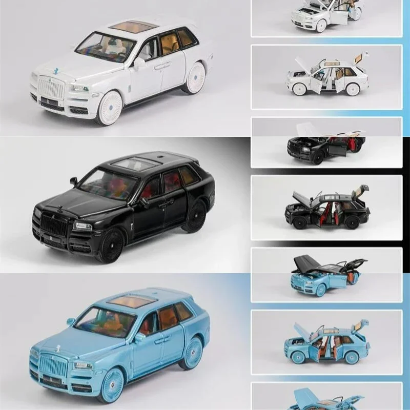DCM 1:64 Rolls-Royce Cullinan SUV открытая литая модель автомобиля