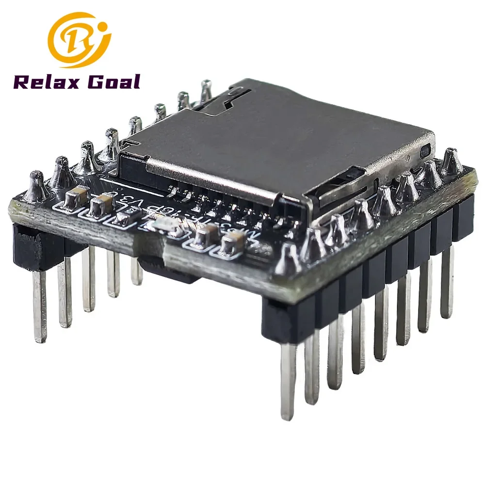 1-5 шт. DFPlayer мини-модуль MP3-плеер MP3-TF-16P V3.0 TF-карта U-диск мини-аудио голосовой