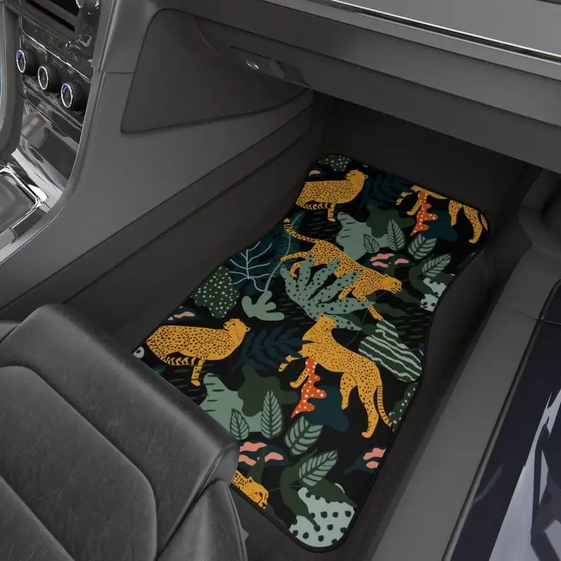 

Cheetah Car Mats Car Floor Mats Wild Jungle Explorer Car Mat Car Accessories