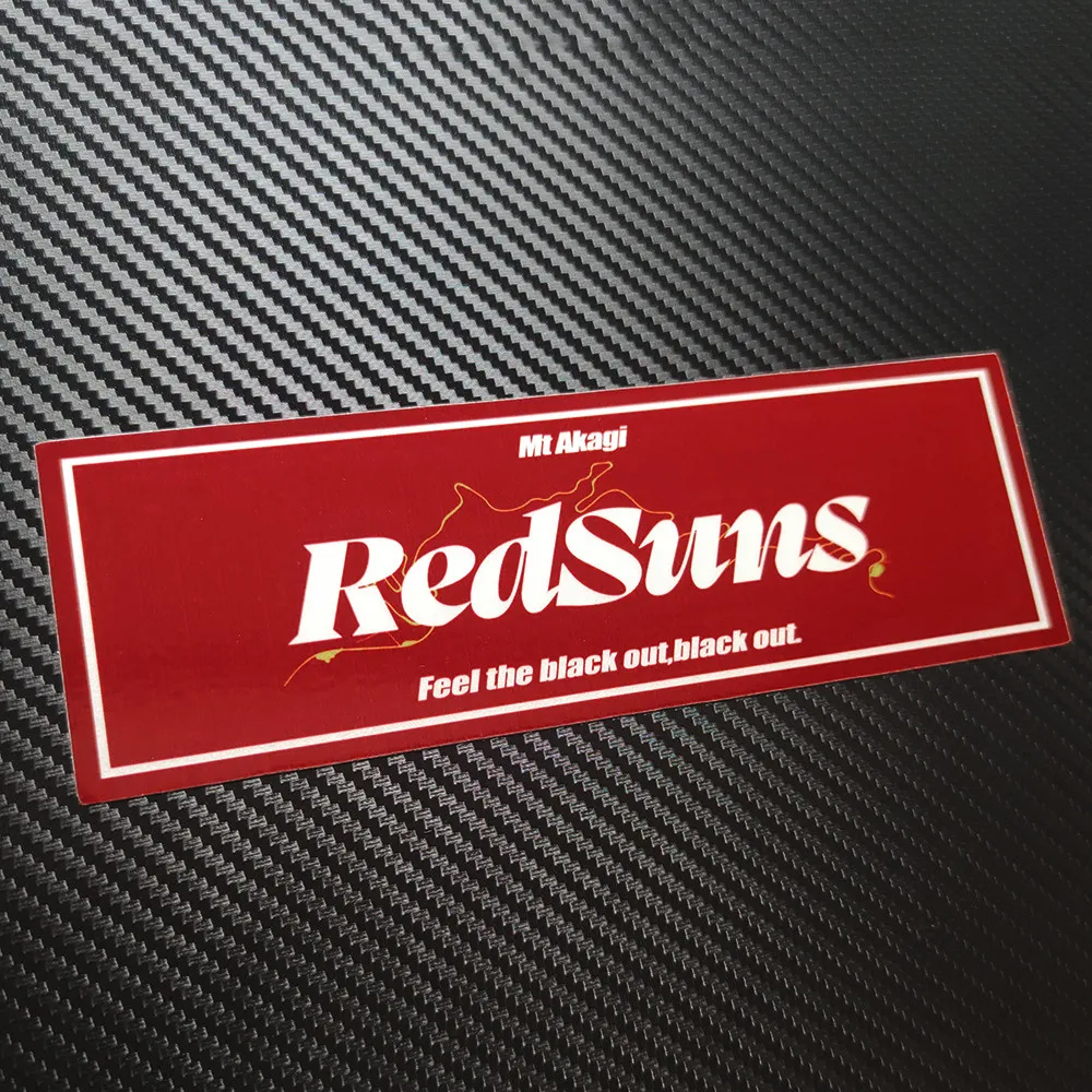 Автостайлинг, стикер для Mt Akagi Redsuns, ощущение черного цвета, аппликация, водонепроницаемое украшение автомобиля, мотоциклетные наклейки Автостайлинг, стикер для Mt Akagi Redsuns, ощущение черного цвета, аппликация, водонепроницаемое украшение автомобиля, мотоциклетные наклейки