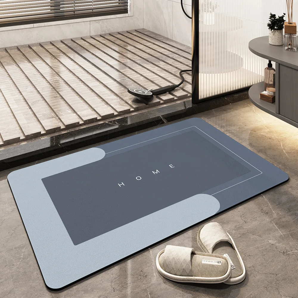 

Absorbent Quick Dry Non Slip Bathroom Mats Rugs for Front of Bathtub Floor Toilet Sink