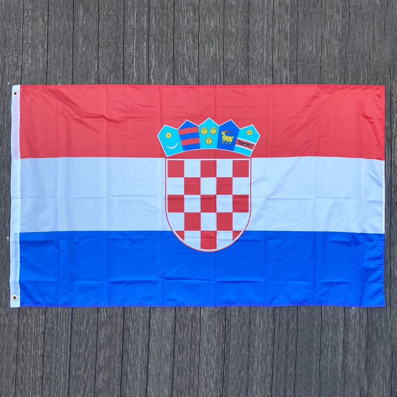 

xvggdg 90 *150cm Croatia Flag Hanging Hrvatska croatia banner indoor outdoor Decoration