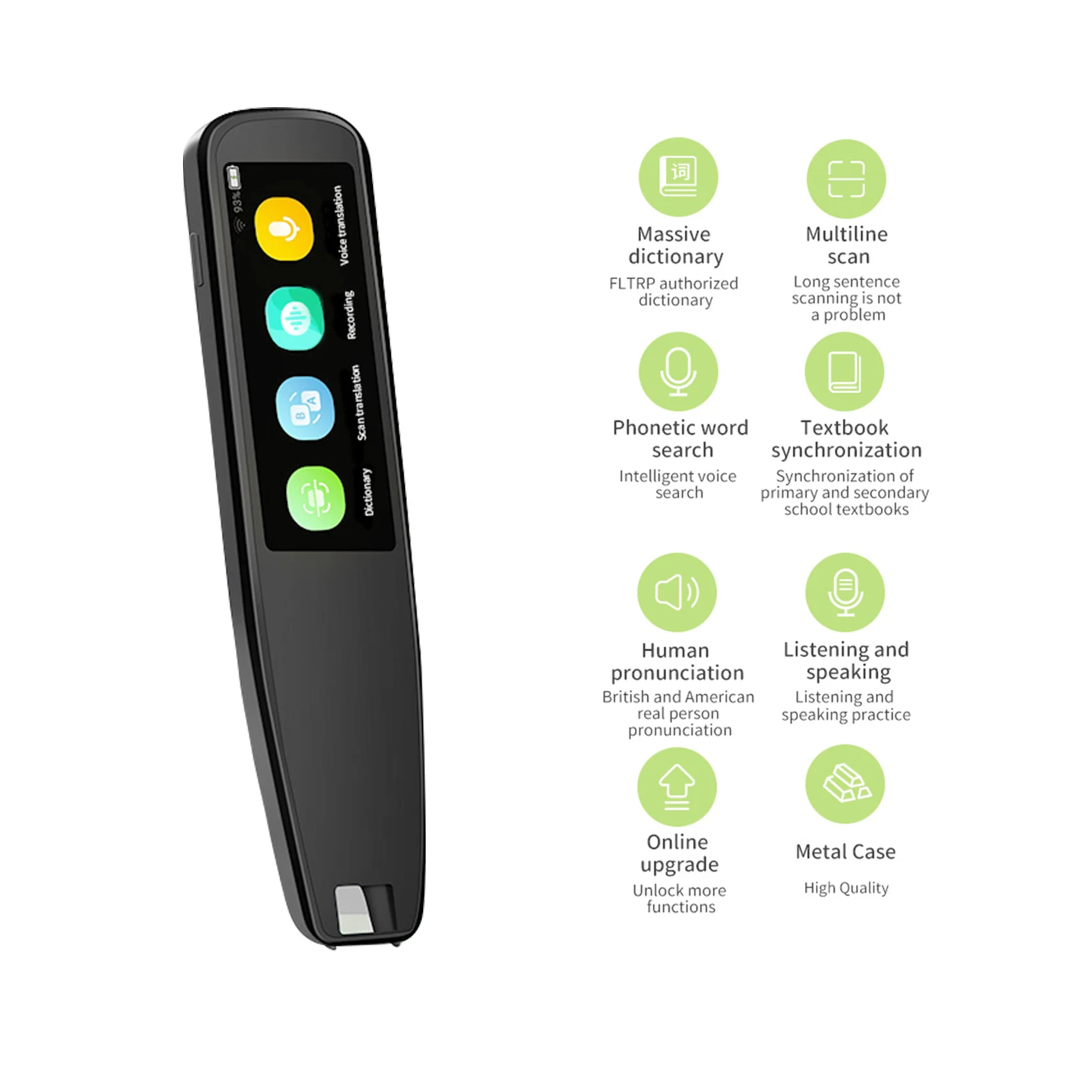 Usb-сканер для чтения текста 112 языков |