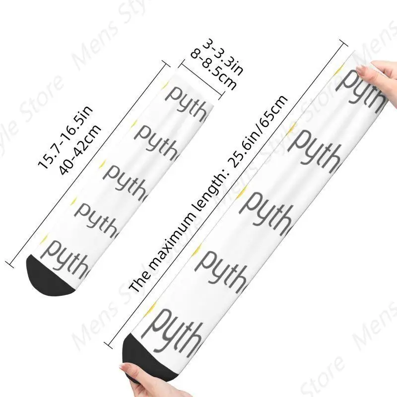 Носки для программиста с символом питона унисекс забавные носки компьютерного