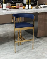 o nordic bar chair modern simple household backrest chair personalized bar chair high chair front desk chair