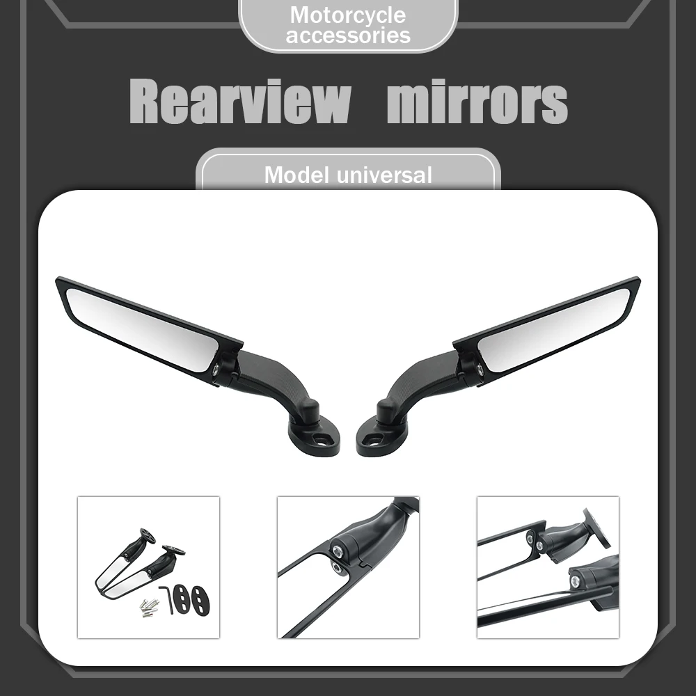 

Motorcycle Mirrors Modified Wind Wing Adjustable Rotating Rearview Mirror for Honda CBR1000RR CBR600RR CBR 250R 300R 400RR 500R