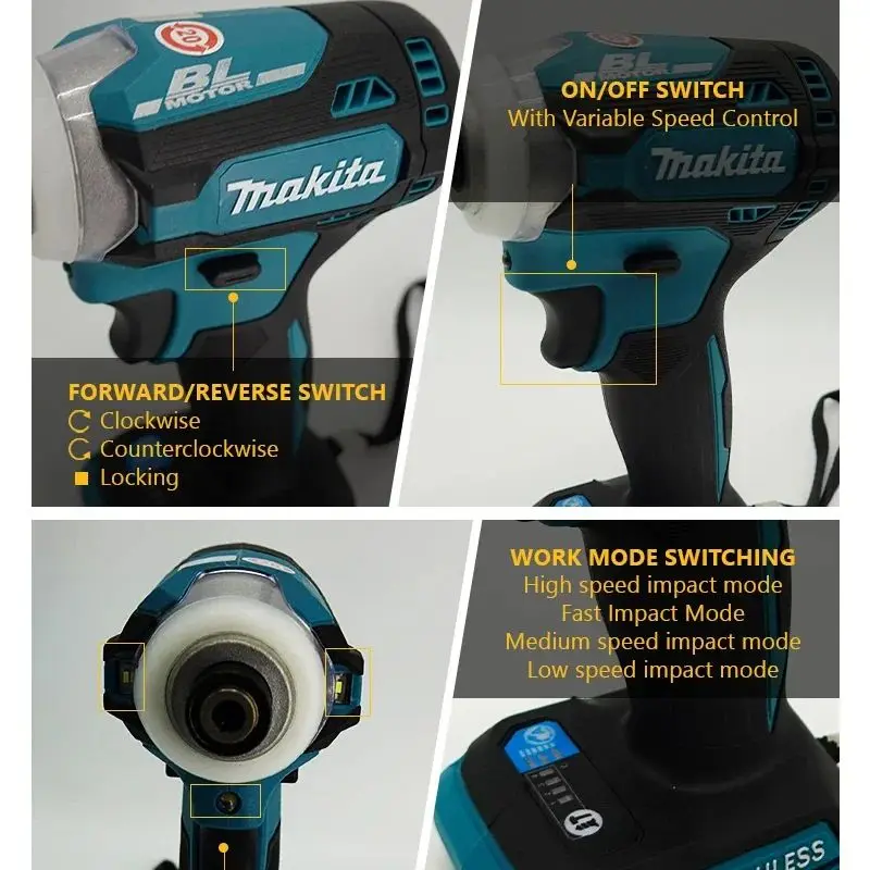 Makita DTD171 별렌치 치 세트 ударный двигатель 18V BL бесщеточный беспроводной привод