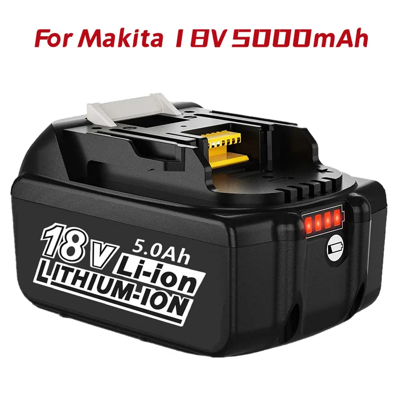 

[NEW UPGRADER] 18V 5.0Ah BL1850B Battery Replacement for Makita Battery BL1830 BL1850 BL1840 18V Cordless Power Tools Batteries