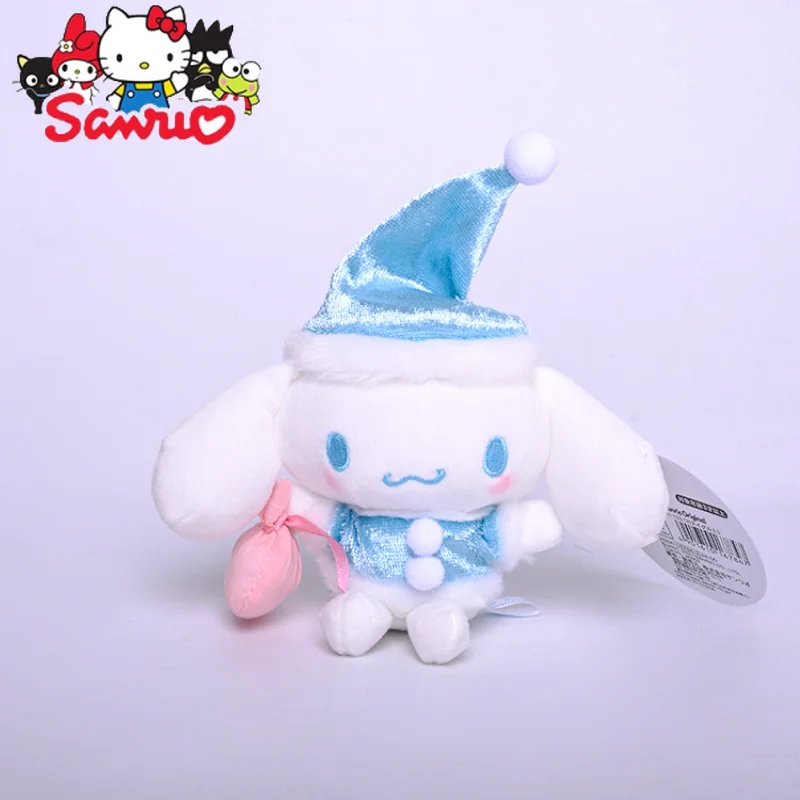 

Японская Милая Рождественская серия, ручной подарок Sanrio Cinnamoroll, игрушка, кукла, подвесной мешок, подвесное украшение, друг, дети, 10 см