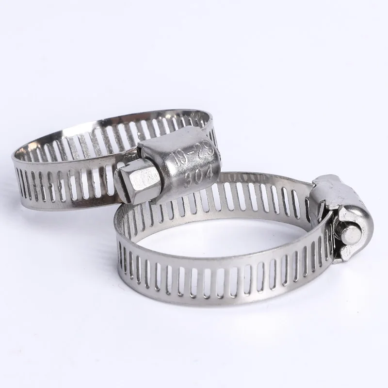 Регулируемая винтовая лента из нержавеющей стали хомуты для шлангов