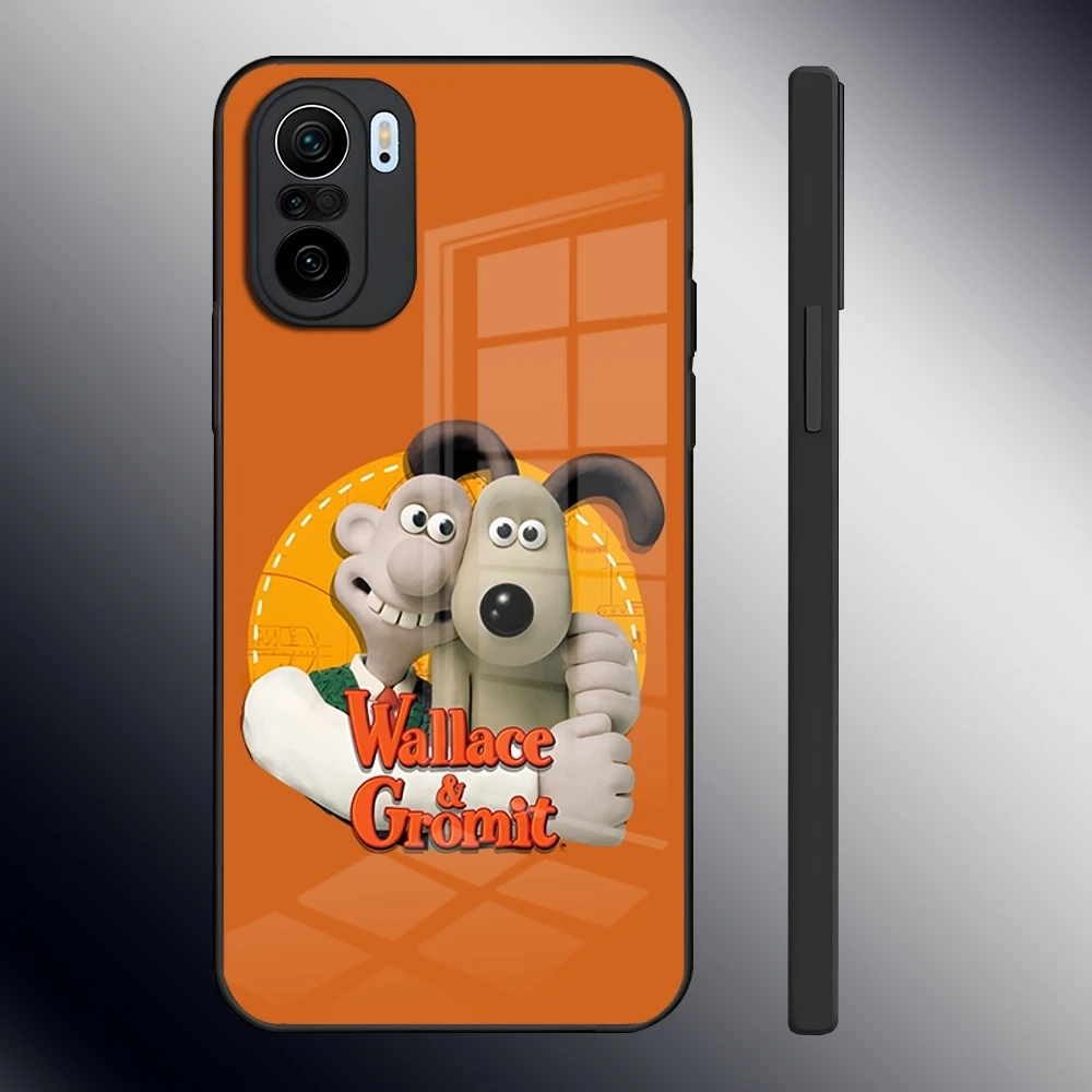 Cartoon Gromit Phone Case For Redmi 13 12 13c 12c Note Pro Plus 11 10 12s 11s Tempered Glass Cover
