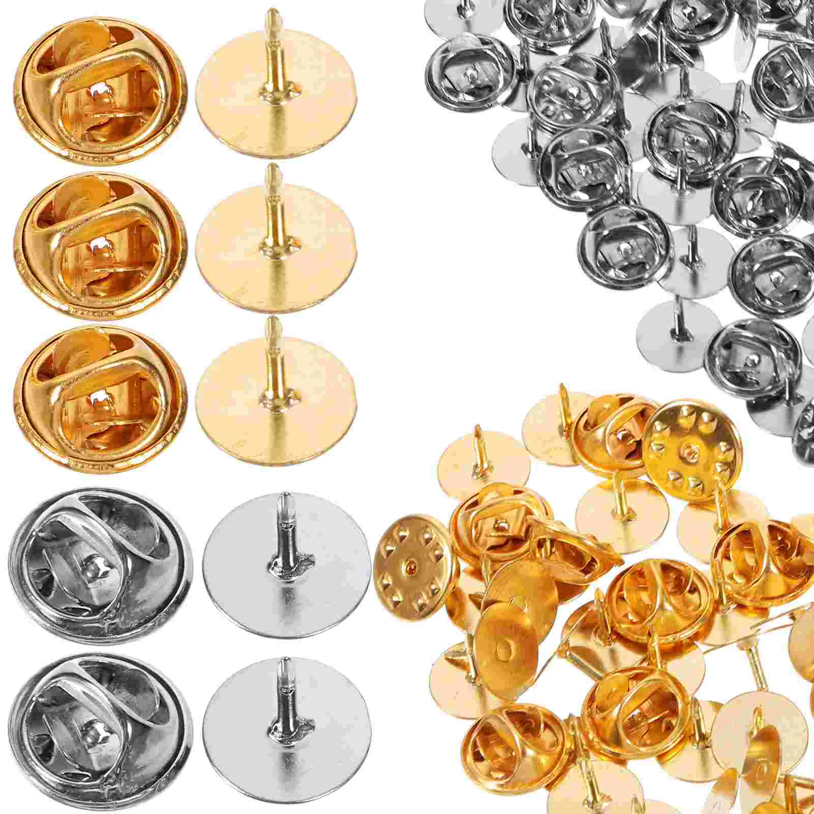 

100 Sets Pin Backs Label Pin DIY Materials Jewelry Making DIY Craft Pin Backs