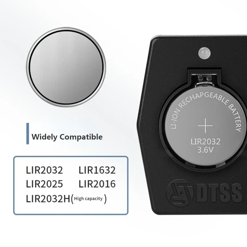 Портативное мини-кнопочное зарядное устройство LIR2032H LIR1632 LIR2025 LIR2016 Type-C Зарядное