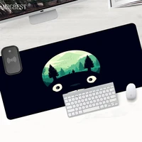 totoro mouse pad cute wireless charging desk pad mouse carpet deskmat mesa gaming laptop office accessories rug desk accessory