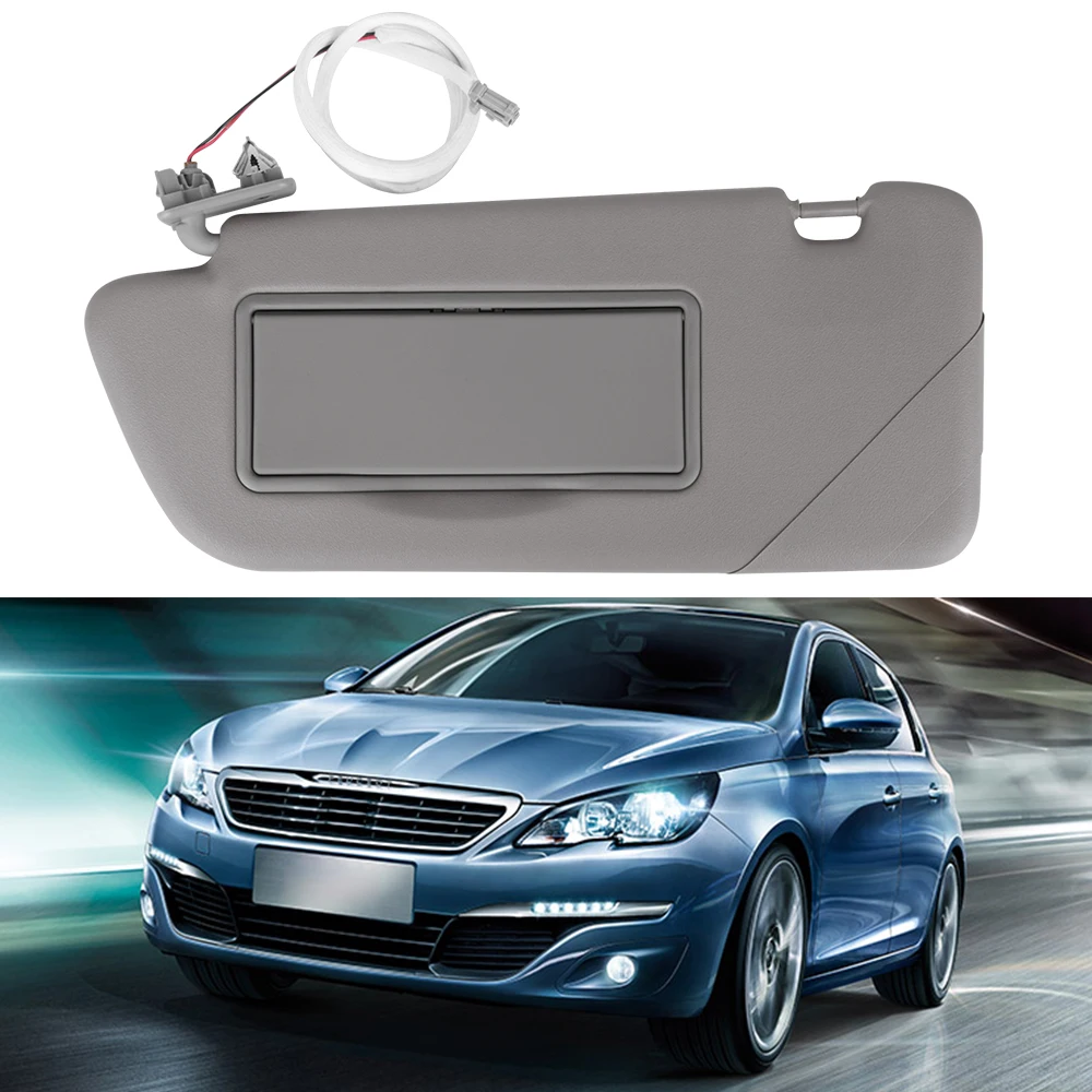 

8163EG 98158116ZQ/98158119ZQ для Peugeot 2008 3008 301 308 308S 408 508 Citroen C5 правый левый автомобильный солнцезащитный козырек