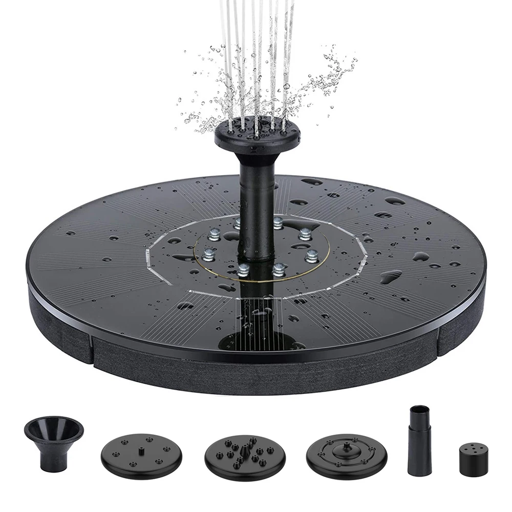 Solar Fountain Floating Mini Water Garden Waterfall Pool Outdoor Decor Pump |