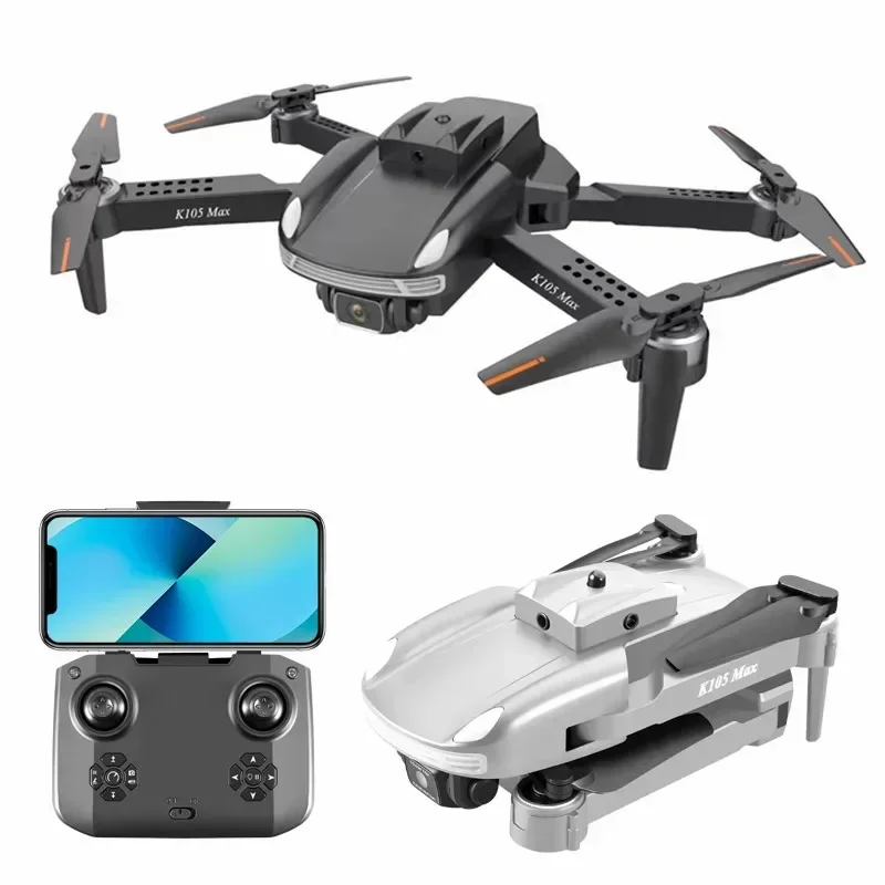 

HJ Support Customize Factory Direct K105 Max Remote Control With Camera 4K Rc Dron Obstacle Avoidance Drones For KidsToy