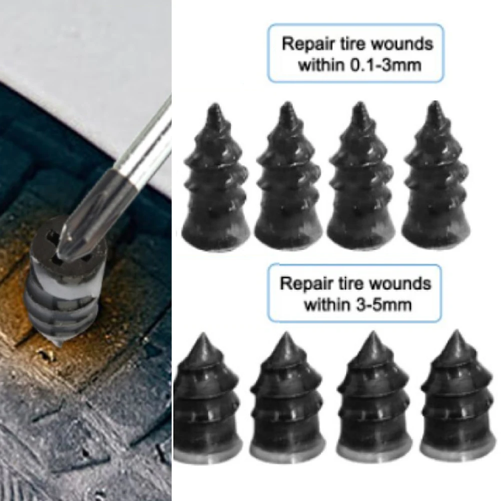 

8pcs Car Professional Puncture Repair Nail Rubber For Car,motorcycle Truck Bus And Agricultural Tyres Car Tire Repair Rubber Nai