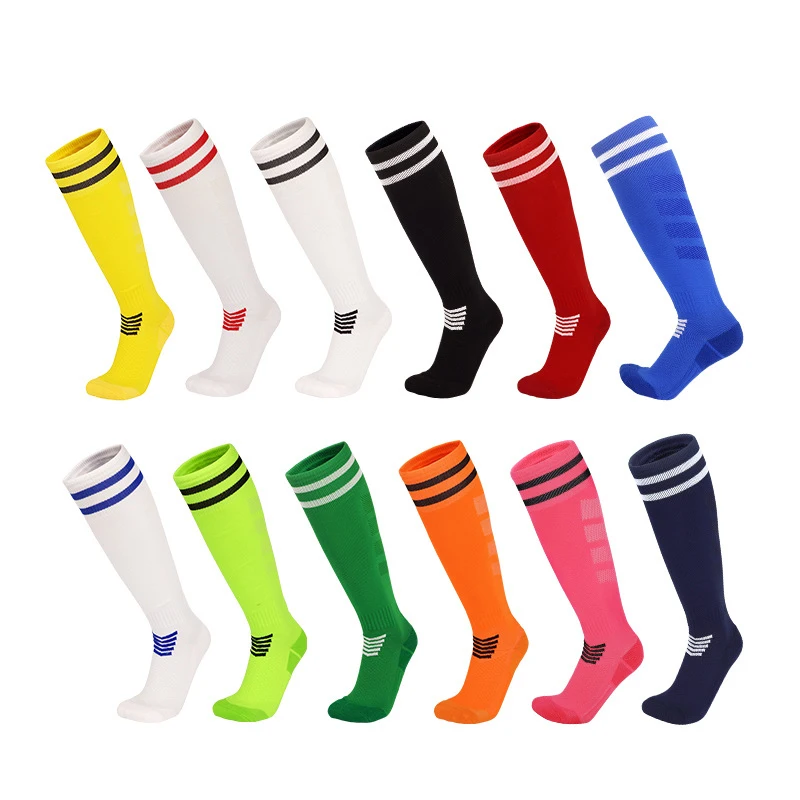 Men Soccer Socks Men Towel Bottom Long Socks non-slip Professional Sports Socks children's Knee Length Socks Men Sport Socks Men
