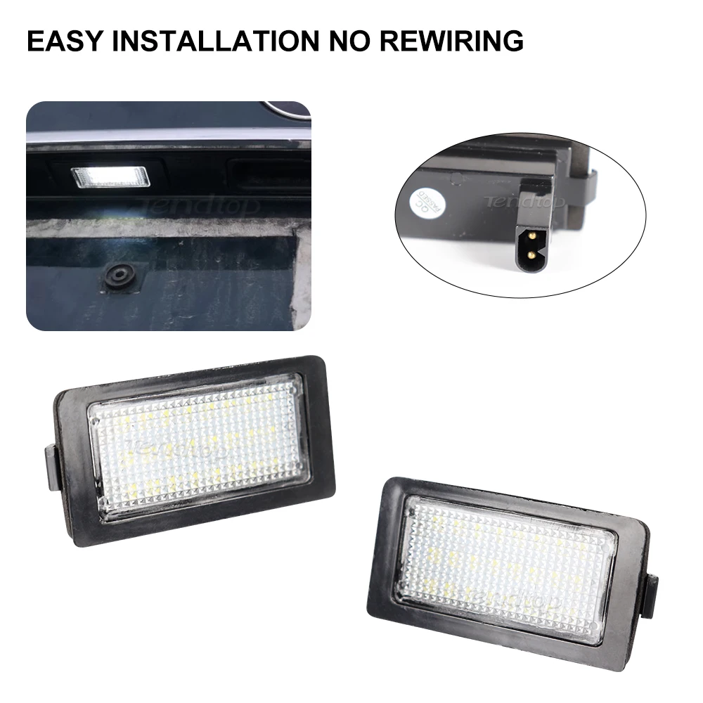 Лампы для номерного знака BMW E38 7 Series 728i 730i 730d 740i 740d 740iL 750i 750iL 1995-2001 2 шт.