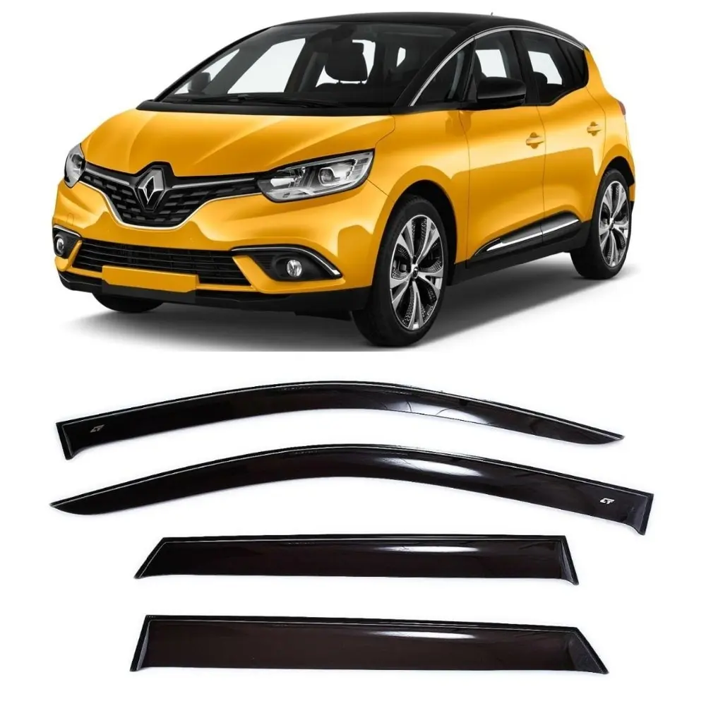 Дефлекторы окон Cobra Tuning R15316 на авто Renault Scenic 4 IV 2016- н.в. шт./комп. ветровики от дождя