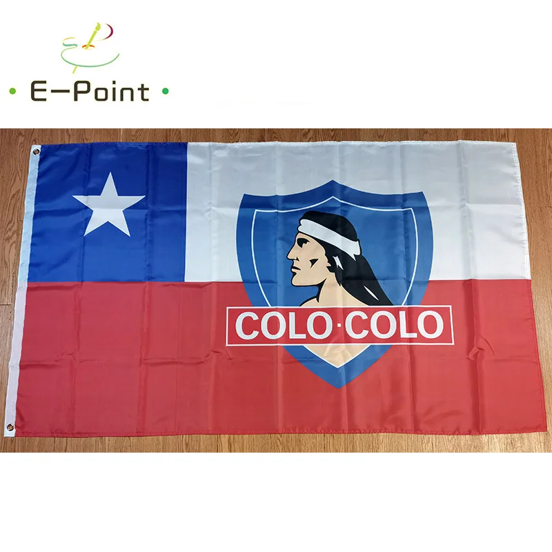 

Club Social y Deportivo Colo-Colo Flag 60x90cm 90x150cm Decoration Banner for Home and Garden