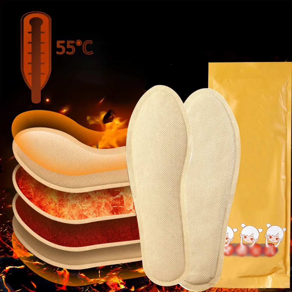 

Thermal Felt Insoles Thicken Warm Heated Insoles for Men Women Winter Shoes Breathable Snow Boots Skin-friendly Wool Shoe Pads