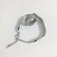 bear mesh stainless steel ring bracelet 316l stainless steel ring cool titanium jewelry for women men