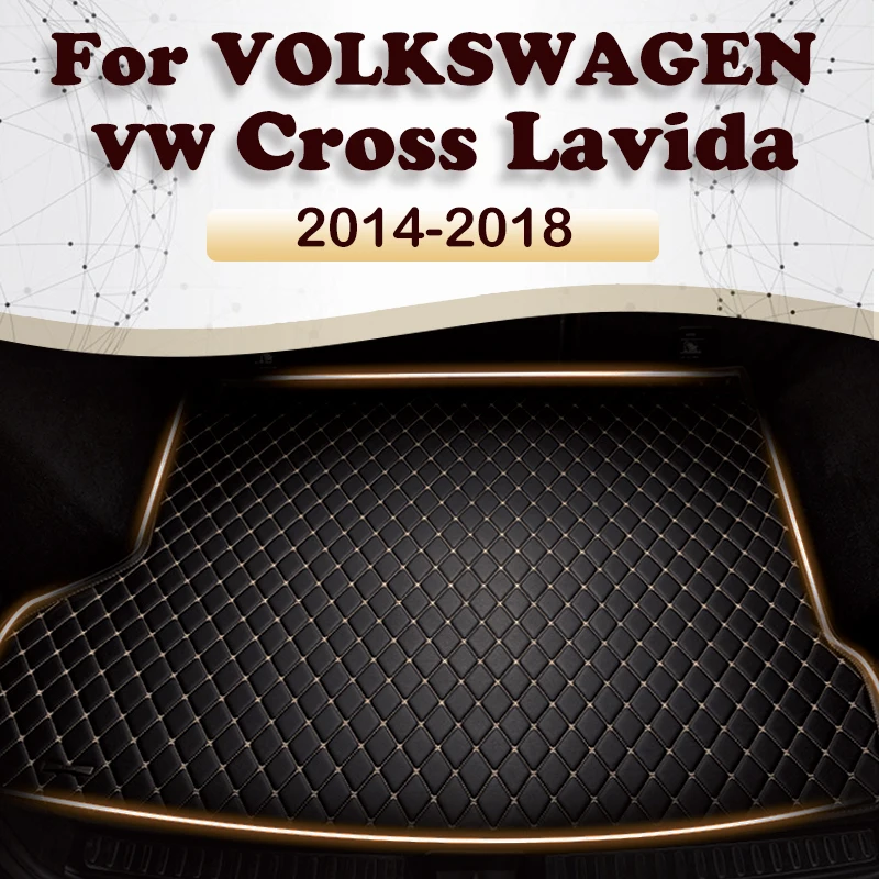 

Car Trunk Mat For VOLKSWAGEN VW Cross Lavida 2014 2015 2016 2017 2018 Custom Car Accessories Auto Interior Decoration