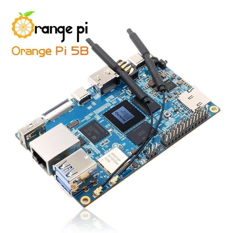 Orange Pi 5B 16 ГБ ОЗУ 128 EMMC 64-бит Rockchip RK3588S WIFI Bluetooth BLE 8K Видео Мини-ПК SBC 5 B Плата