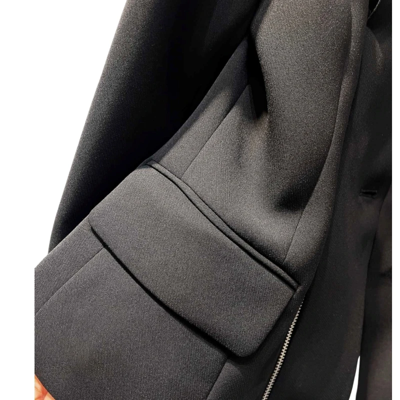 Женская шерстяная подкладка элегантная роскошная дизайнерская одежда