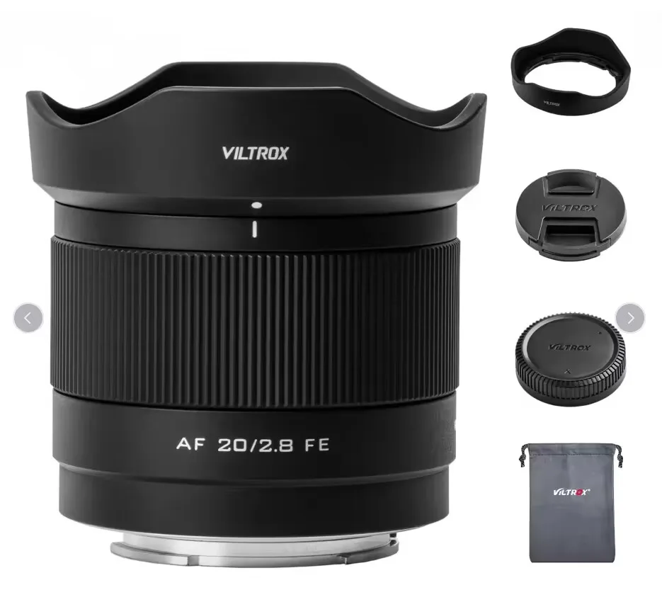 VILTROX 20 мм F2.8 FE Ультра широкоугольный Автофокус для камеры Sony Полнокадровый E-Mount