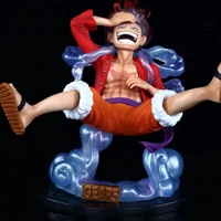 one piece luffy gear 5 17cm anime figure sun god nikka pvc action figurine statue collectible model doll toys for children gift