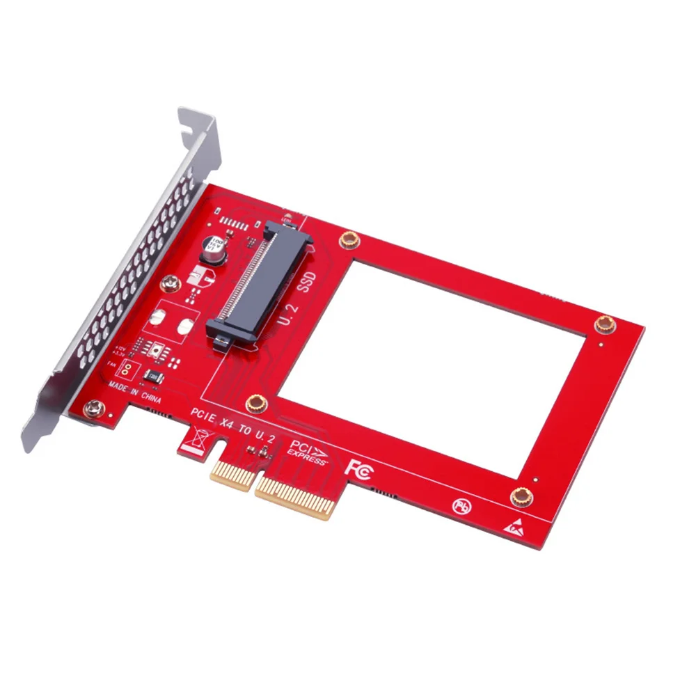

U.2 to PCIE X4 Adapter Riser PCI Express Gen3.0 4X 8X 16X Slot Universal Board PCI-E to U.2 SSD Hard Drive Convert Card